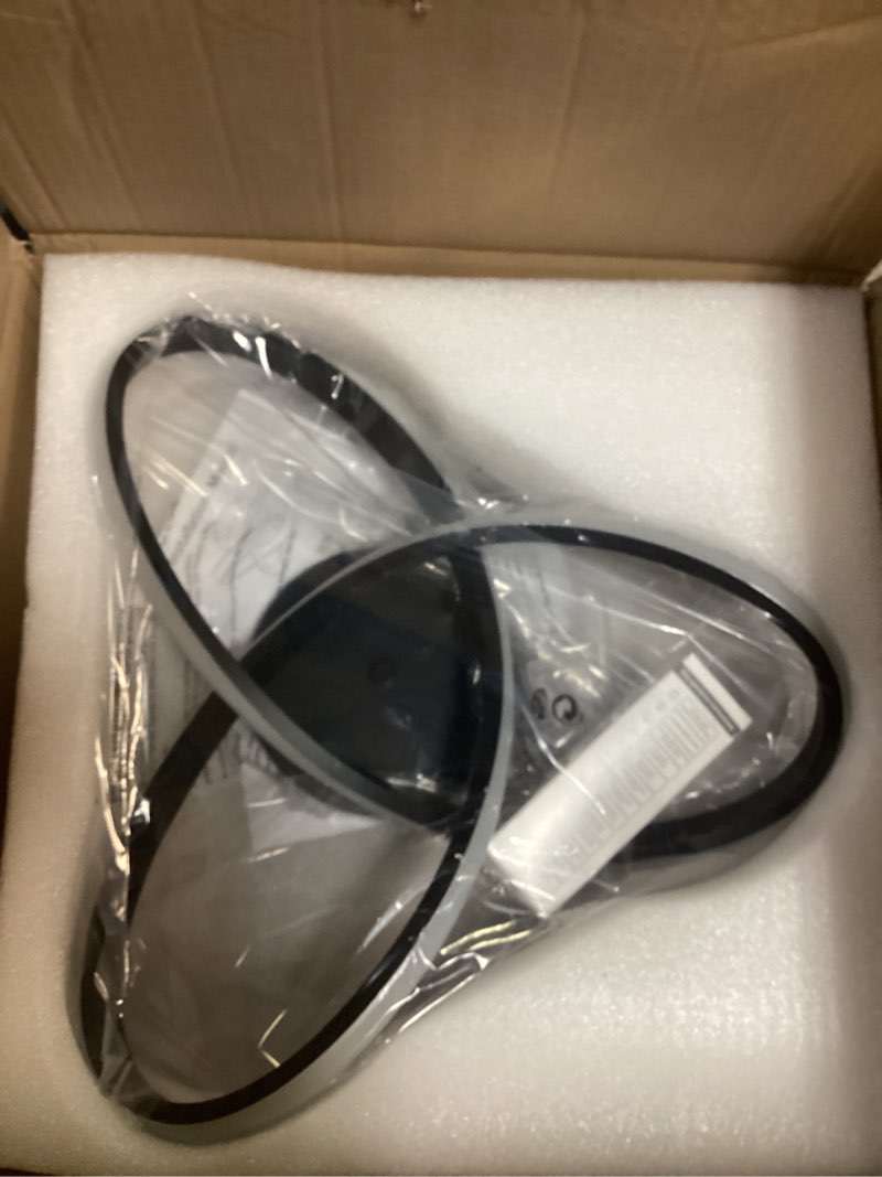 Condition photo showing New/Like New for CANEOE Modern LED Ceiling Light Fixture,42W Dimmable Flush Mount Ceiling Light with Remote Black Close to Ceiling Light,3-Color Ceiling Lamp for Bedroom Living Room Kitchen Dining Room Office