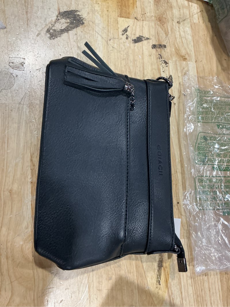 Condition photo showing Good Condition for goiacii small crossbody bags for women multi pocket travel phone purse leather shoulder bag with tassel gift elegant black