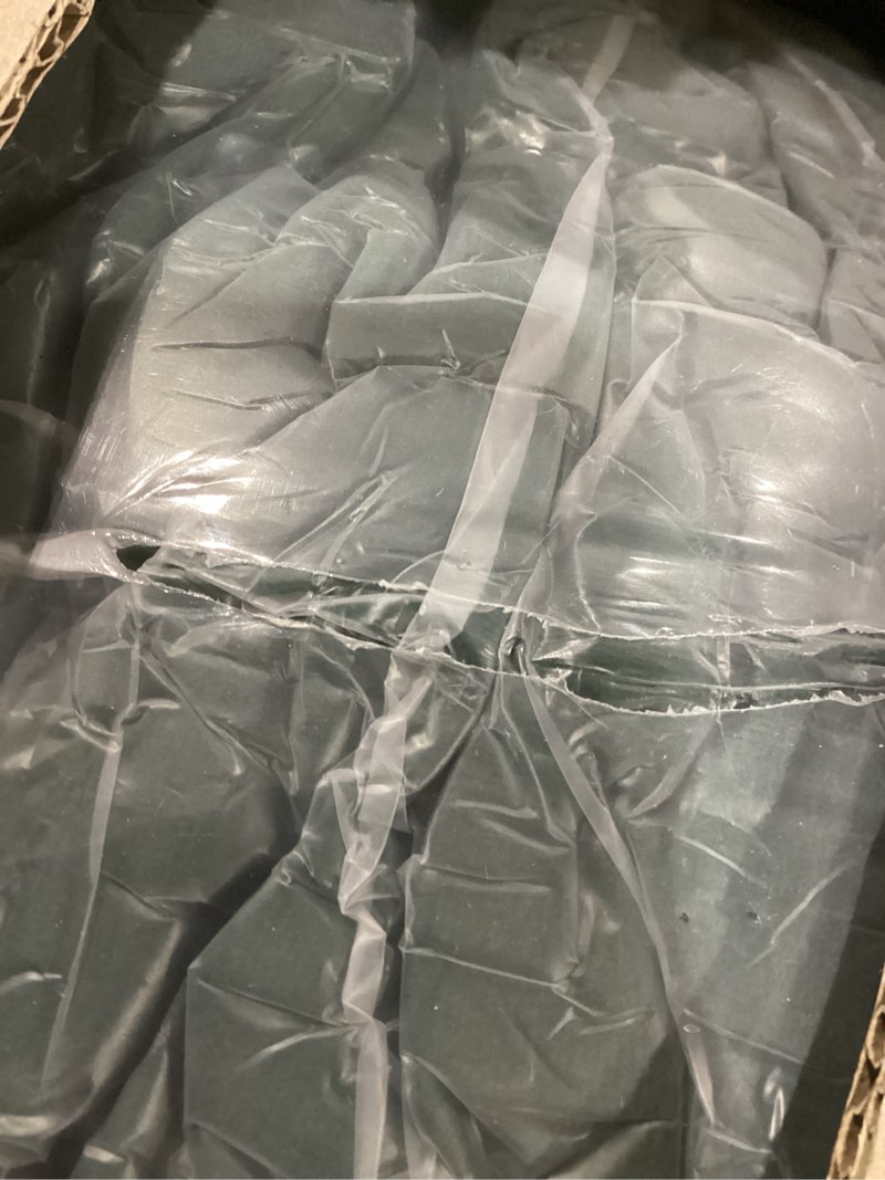 Condition photo showing As Is for MAXYOYO 6" Futon Mattress Full Size, Velvet Thick Futons Sofa Couch Bed, Versatile Floor Mattress for Adults, Shredded Foam Filling (Frame Not Included), Green