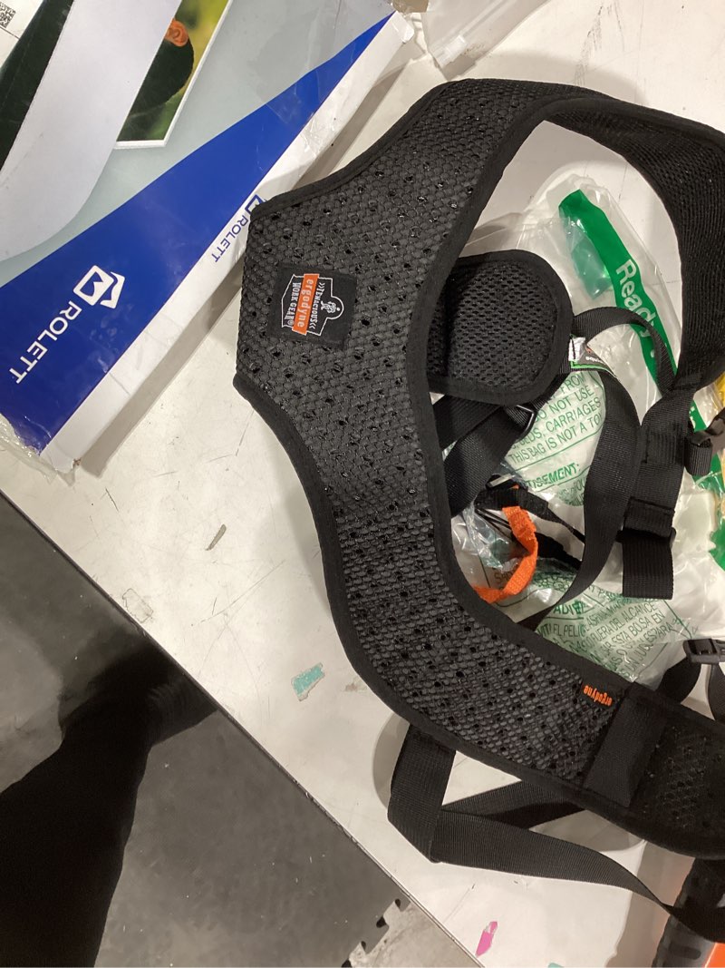 Condition photo showing Good Condition for similar productErgodyne Squids 3142 Padded Shoulder Barcode Scanner Harness with Attachment Lanyard for Mobile Computers X-Large Black