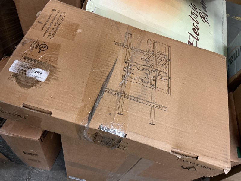 Condition photo showing As Is for PERLESMITH TV Wall Mount for 26-55 inch TVs up to 70 lbs, Full Motion TV Mount Bracket with Swivel, Tilt, Level Adjustment, Corner Mount with Articulating Arm, Max VESA 400x400mm, PSMFK7