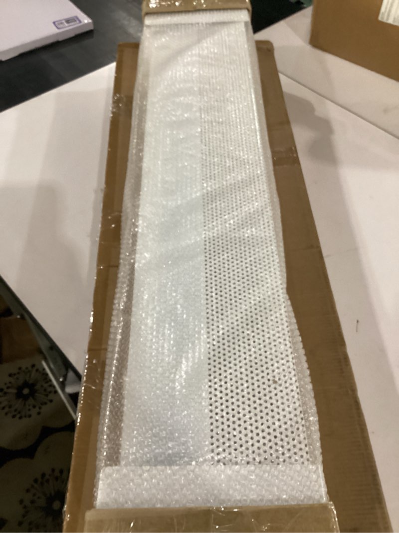 Condition photo showing Good Condition for redants 3 ft baseboard heater covers with left and right endcaps, galvanized steel easy slip-on baseboard cover for replacing old and rusty looking electric and hydronic base board heater cover 3 ft (w/ caps) 1