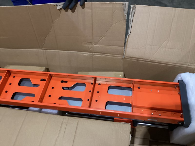 Condition photo showing New/Like New for vevor 47.2-inch manual tile cutter, upgraded sliding head cutting tool with spring-loaded base, angle fence, tungsten carbide cutting wheel, alignment guide, for diy pros, ceramic, floor, wall tiles max. cuts tiles 48 in