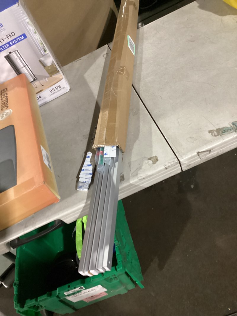 Condition photo showing Good Condition for corksidol bulletin bar strip, cork board, cork strips, 48" x 1", classroom, office, walls, cubicle, aluminum frame,5 pack, silver silver 48inch (5 pack)