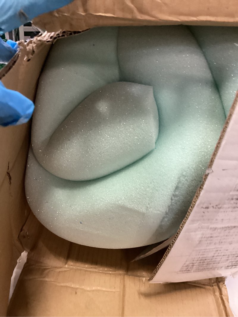 Condition photo showing As Is for LINENSPA Memory Foam Mattress Topper - 3 Inch Gel Infused Memory Foam - Plush Feel - Cooling and Pressure Relieving - CertiPUR Certified - Dorm Room Essentials - Twin Size Twin 3 Inch Topper Only