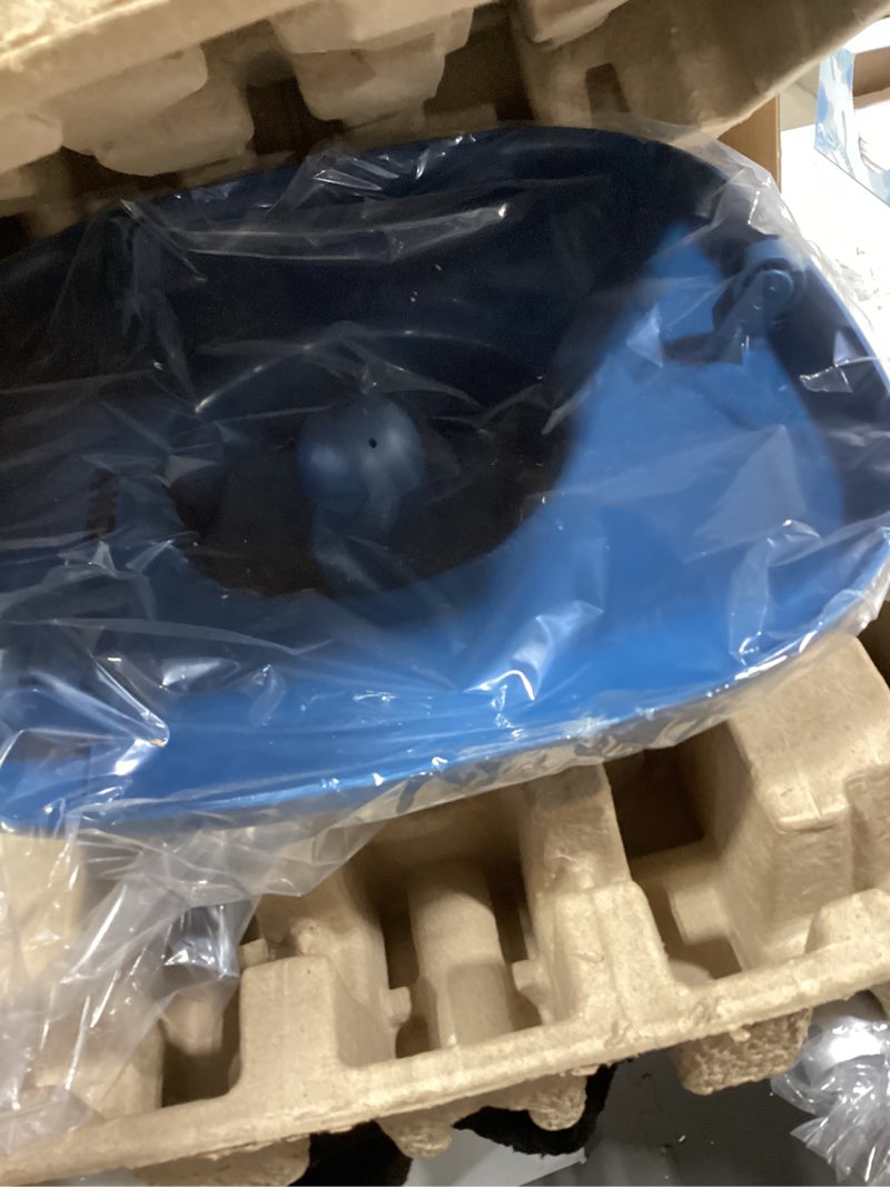 Condition photo showing Good Condition for rechargeable pool leaf vacuum with telescopic pole, 83gpm powerful suction– cordless pool skimmer for inground & above ground pools with 6.6gal leaf catcher bag for heavy debris areas