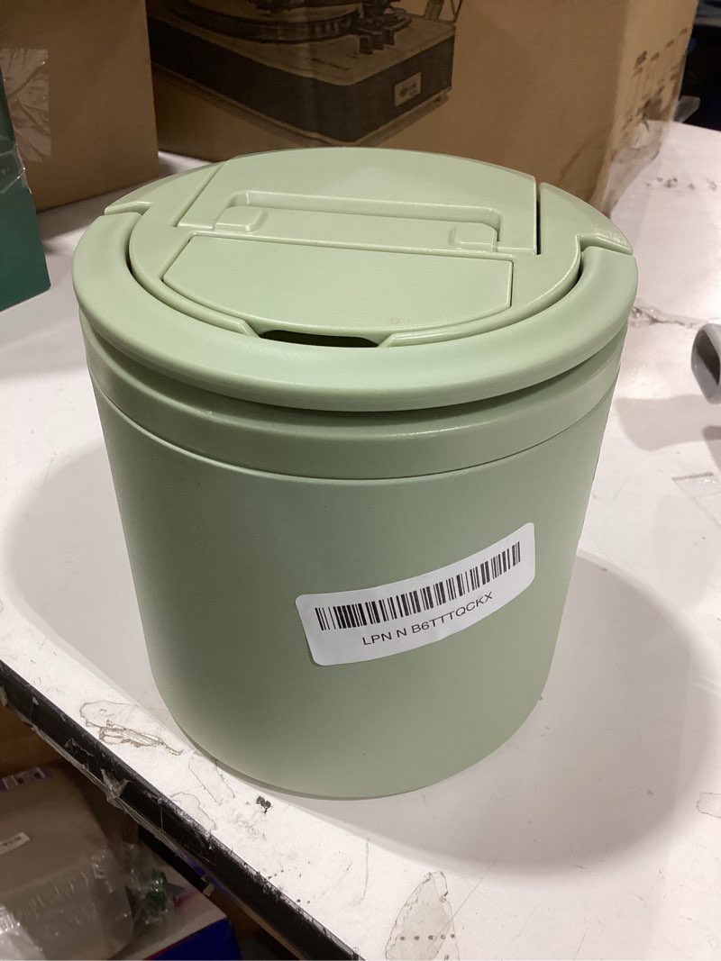 Condition photo showing New/Like New for 40oz Insulated Food Jar-Say Goodbye to Spills&Cold Meals|QuickLift Airtight Leak-Proof Lid Thermo for Hot Food, Wide Mouth Soup Thermos Lunch Box Container Adults|Stainless Steel with Folding Spoon Green