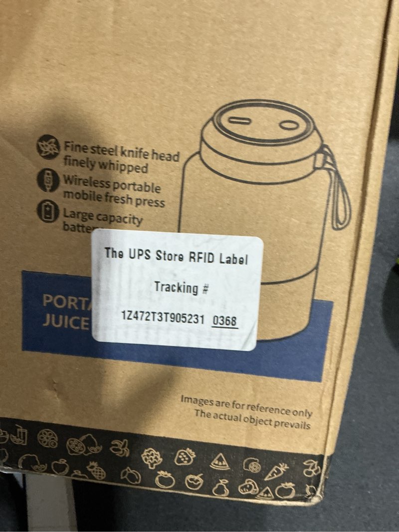 Condition photo showing Good Condition for GeBogy Portable Green Juicer 800ml/27oz with Carrying Strap Personal Smoothie Blender for health pre