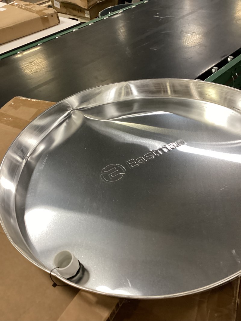 eastman 60080n 22" aluminum water heater pan with pvc fittings