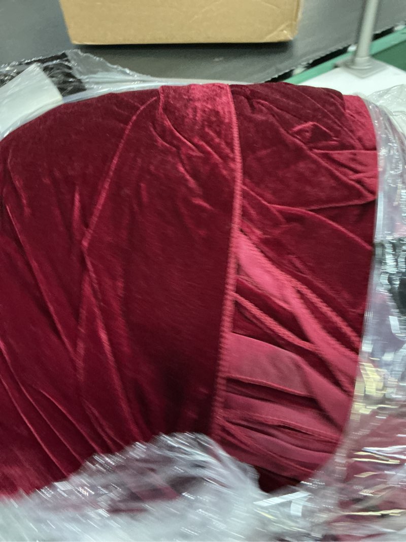 Condition photo showing New/Like New for dezerlor velvet table runner christmas table runner 20 x 120 inch luxurious elegant velvet fabric table decorations for xmas dinner holiday wedding bridal baby shower, burgundy red?3 pack? burgundy red 3