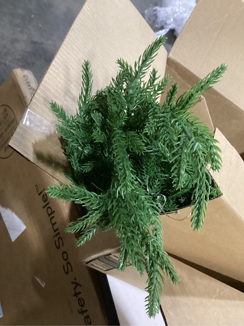 Condition photo showing Good Condition for 4Pcs 35'' Artificial Christmas Greenery Stems with LED Lights, Christmas Tree Filler Branches for Holiday Home Indoor Decor, Mantle & Table Centerpieces