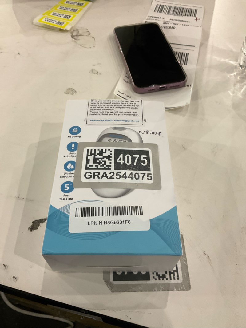 Condition photo showing New/Like New for G430 Blood Glucose Monitor Kit,Blood Sugar Testing kit,Diabetes Testing Kit, Blood Glucose Meter, 100 Glucometer Strips, 100 Lancets, Test Strips Blood Sugar Meter Glucometer,HCT for Home Use White