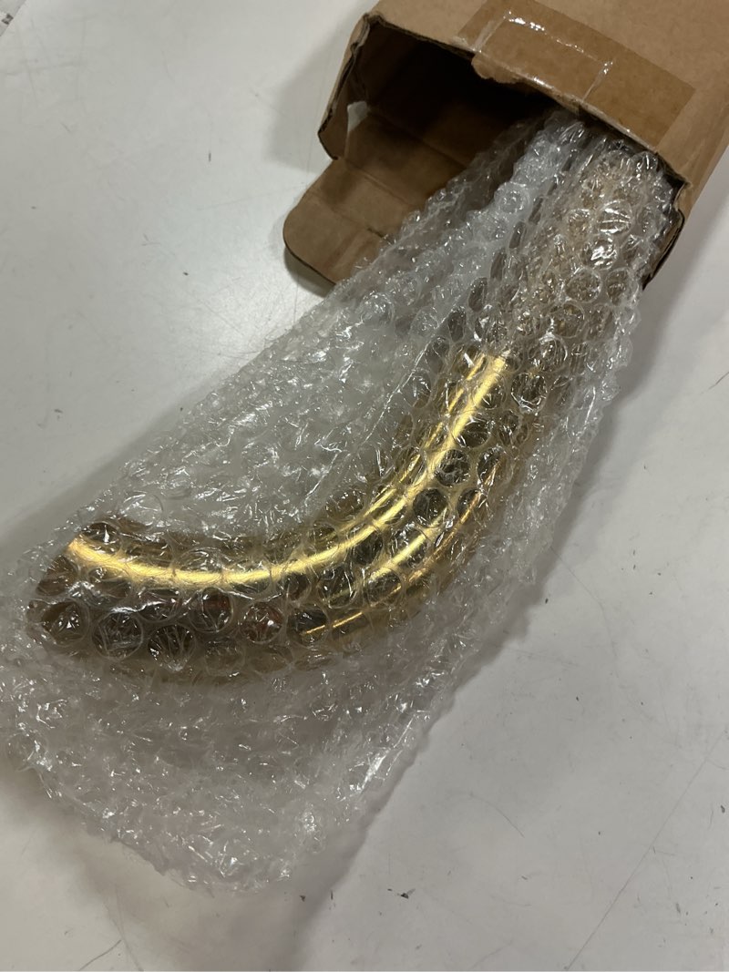 Condition photo showing As Is for 20 Inch Anti Slip Shower Grab Gold, Munzong Bathroom Grab Bar, Knurled Bathroom Balance Bar,Safety Hand Rail Support Handicap Elderly Injury Senior Assist Bath Handle 20 Inch Gold