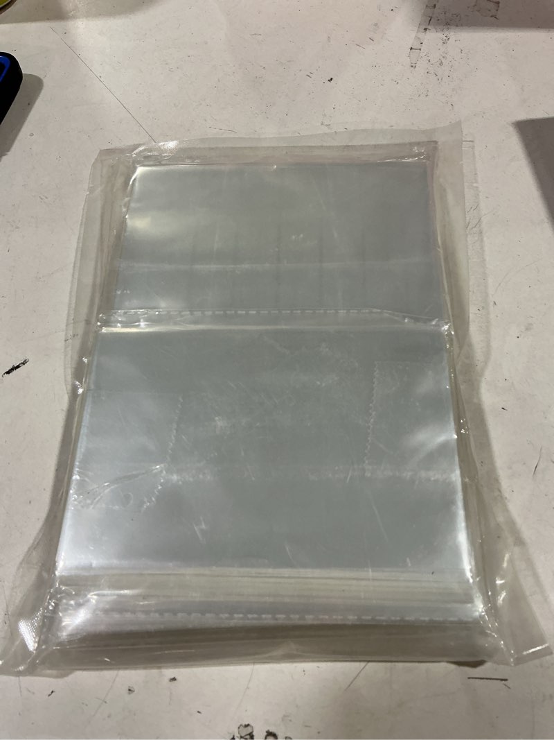 Condition photo showing New/Like New for FAMULP 500 Pcs Clear Goodie Bags, Plastic Clear Party Favor Bags with Ties, Bolsas Transparentes Para Dulces(10 * 15inches)