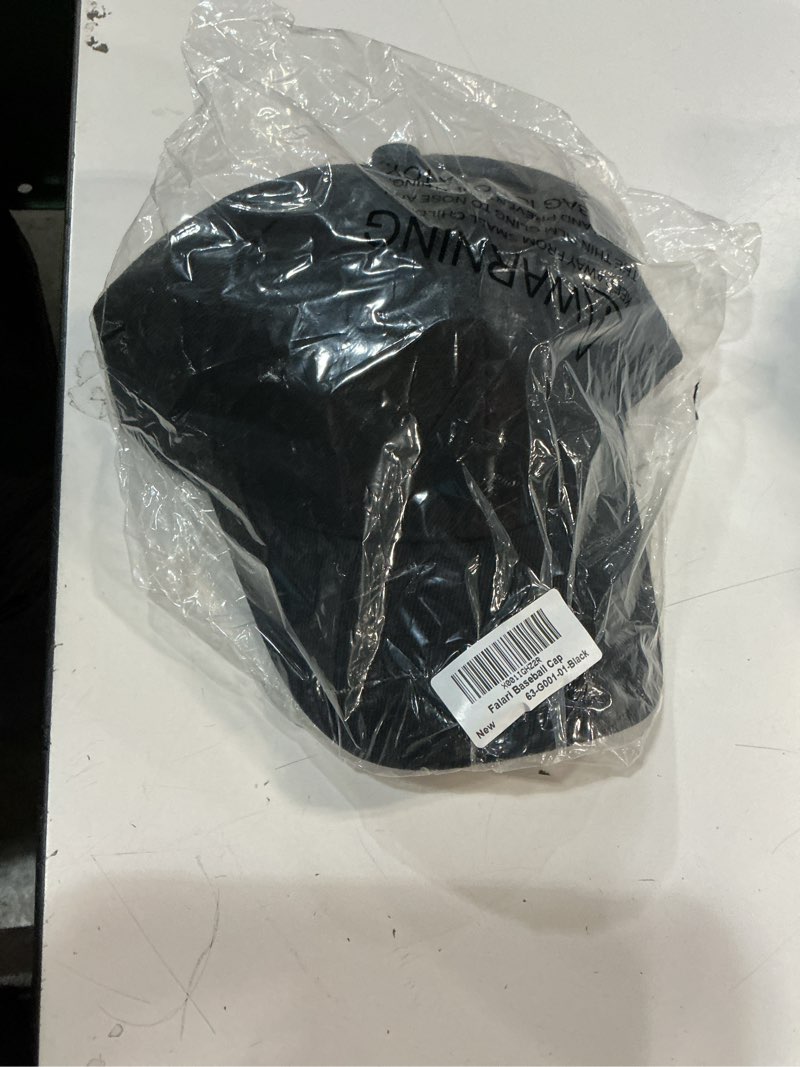Condition photo showing Good Condition for Falari Baseball Cap Adjustable Size for Running Workouts and Outdoor Activities All Seasons One Size 1pc Black