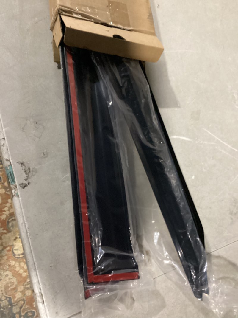 Condition photo showing Good Condition for kpy window visor compatible with kia carnival 2022-2024, 4pc rain guard side window vent deflectors tape-on mugen style, 2022 2023 2024 22-24 carnival
