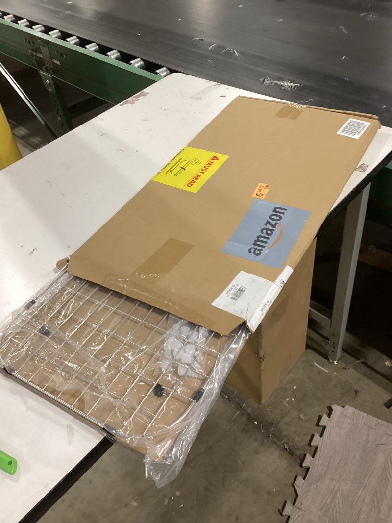 Condition photo showing New/Like New for Serene Valley Sink Protector Grid 26-1/16" x 14-1/16", Rear Drain with Corner Radius 3-1/2", 304 Stainless Steel Material NLW2614R