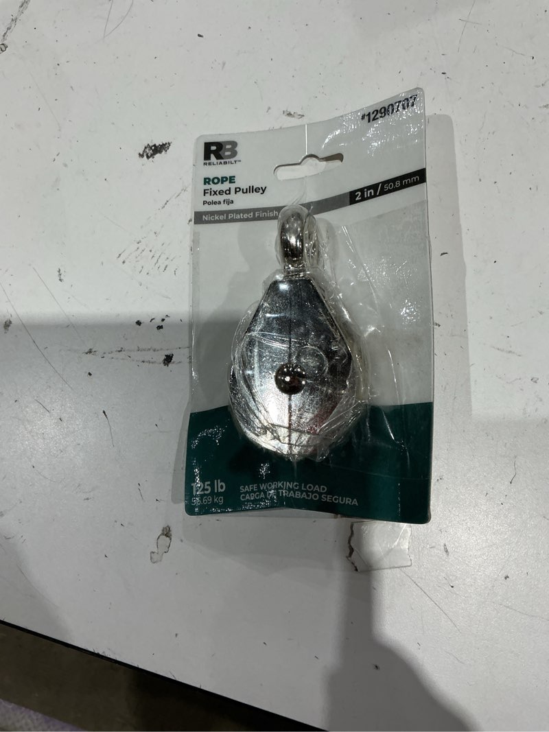 reliabilt 2-in single rope fixed eye pulley