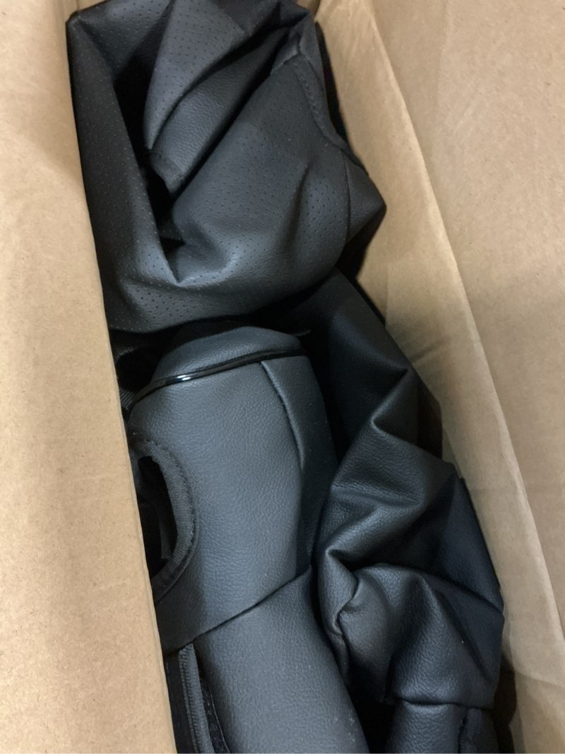 Condition photo showing As Is for aomsazto car seat cover custom fit for honda crv 2015 2016 faux leather seat covers full set cr-v seat protector compatible airbag(5 seats,black) black 2015-2016 5 seats