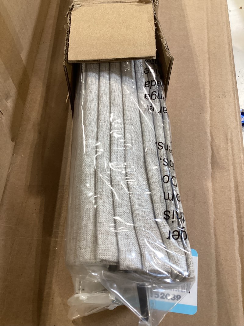 Condition photo showing Good Condition for lazblinds no drill roman shades for windows, cordless blackout window shades with uv protection, polyester fabric for bedroom & living room, 21" w x 64" h, beige blackout - faux linen - beige 21"w x 64"h