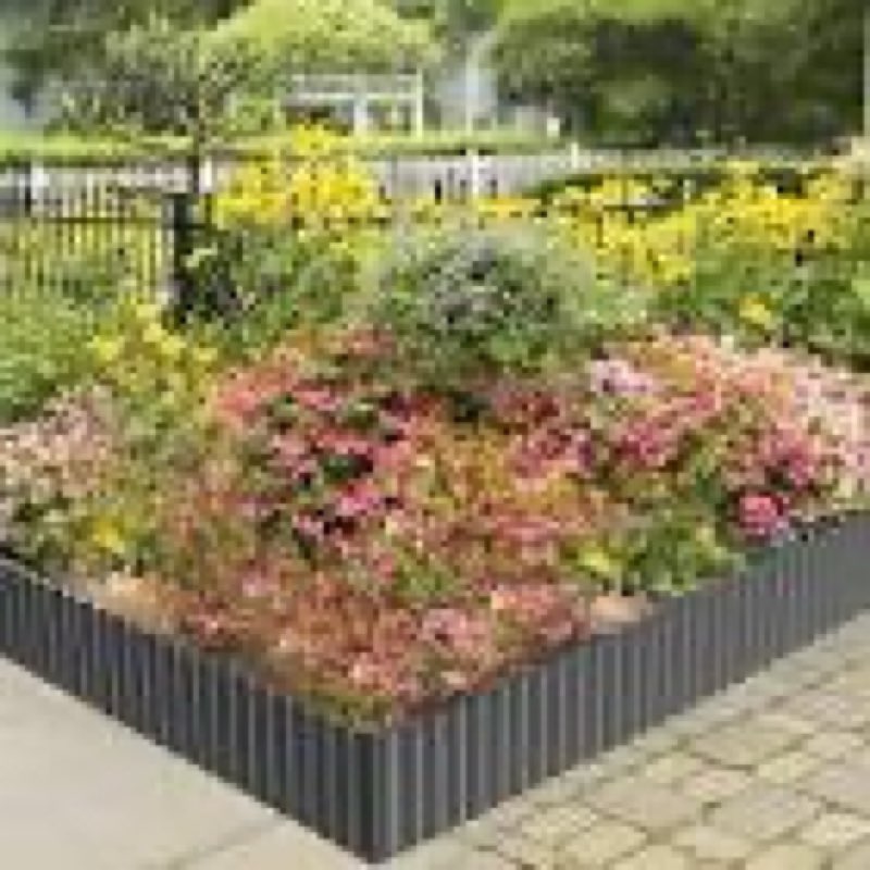 NONMON Corrugated Garden Edging Border 12"×30Ft Landscape Edging Border Sturdy Lawn Edging Border fo
