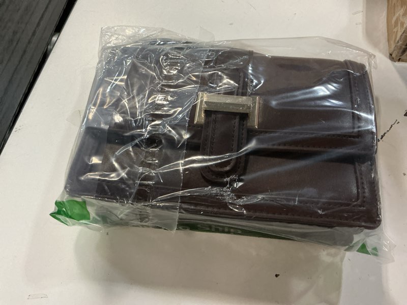 Condition photo showing New/Like New for kkxiu crossbody bags for women - top handle purses for lady, leather handbags shoulder clutch with adjustable shoulder strap coffee