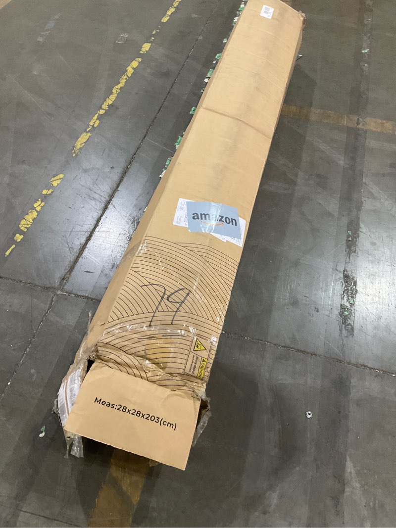 Condition photo showing As Is for novilla 12 inch king size mattress, hypoallergenic & back pain relief, hybrid king mattresses in a b