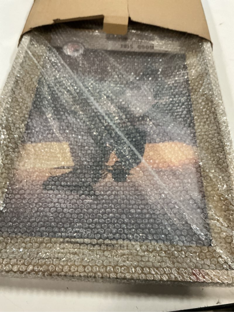 Condition photo showing Good Condition for Rustic Barnwood Picture Frames 11x17 - Natural Reclaimed Wood Wall Hanging - Handcrafted Vintage Distressed, 1 3/4" Frame Width