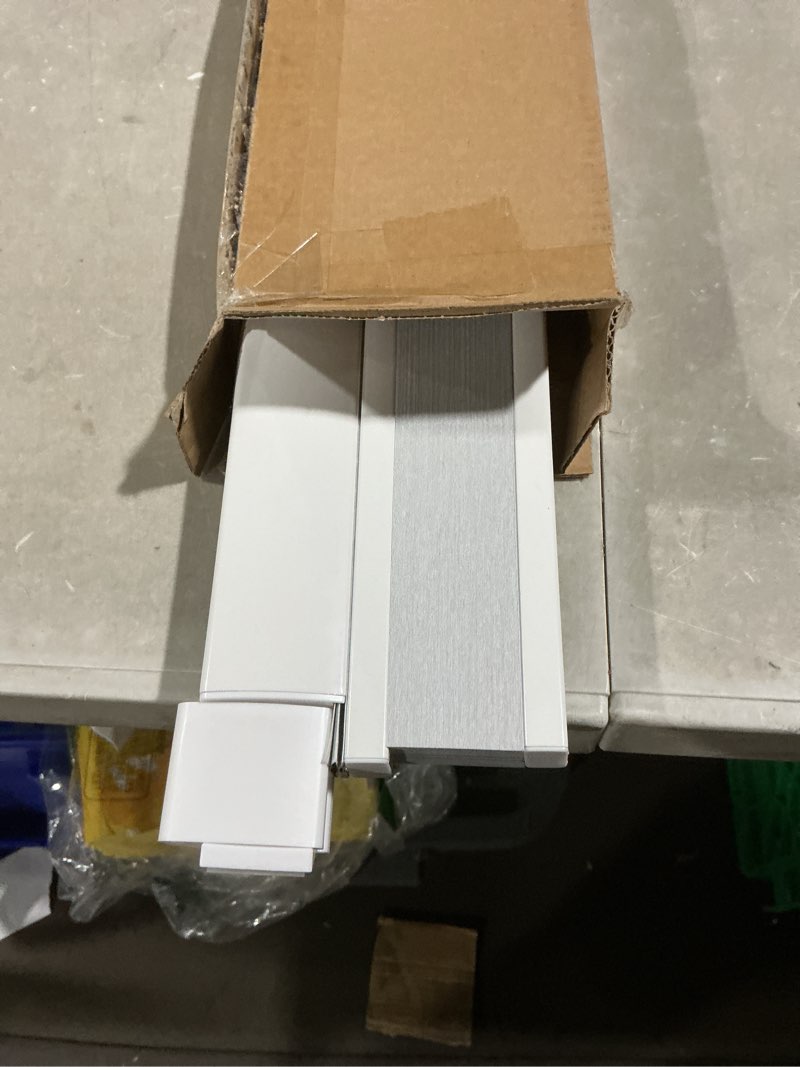 Condition photo showing As Is for lazblinds no tools no drill cordless cellular shades, top down bottom up (tdbu) honeycomb shades for home, blackout light blocking thermal insulation blinds for windows, 29" w x 64" h, white blackout - white 29" w x 64" h