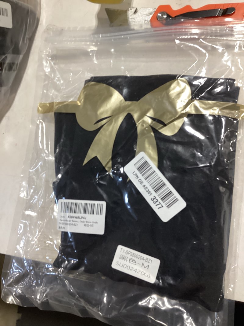 Condition photo showing Good Condition for shapewear tummy control for women high-waist body shaper thigh slimmer butt lifter shapewear shorts under dress 1pc black medium
