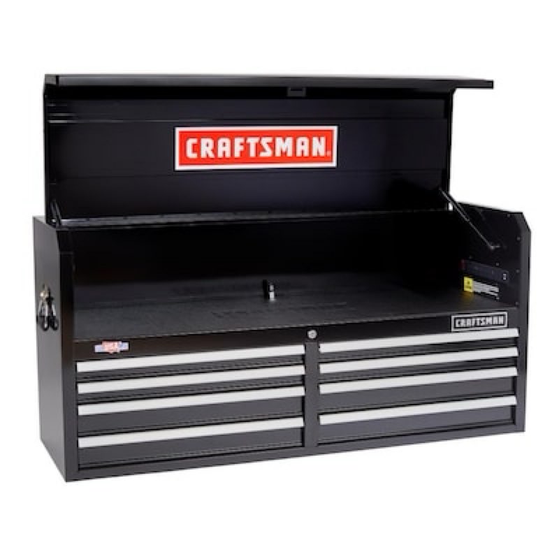 craftsman 2000 series   steel tool chest ( black )