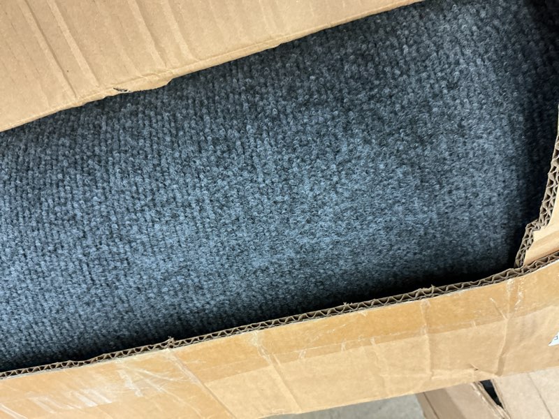 Condition photo showing Good Condition for happybuy 6 ft x 29.5 ft grey marine carpet for boats waterproof - 0.18" thick indoor outdoor rug carpet roll for home patio porch deck 6' x 29'6" (rectangular) grey