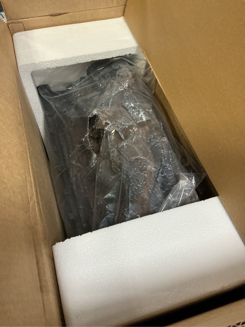 Condition photo showing Good Condition for Electric Fireplace Logs Inserts Heater with Infrared Remote Controller 5 Flame Brightness 24 H Timer Overheating Protection for Home and Office Decor Black