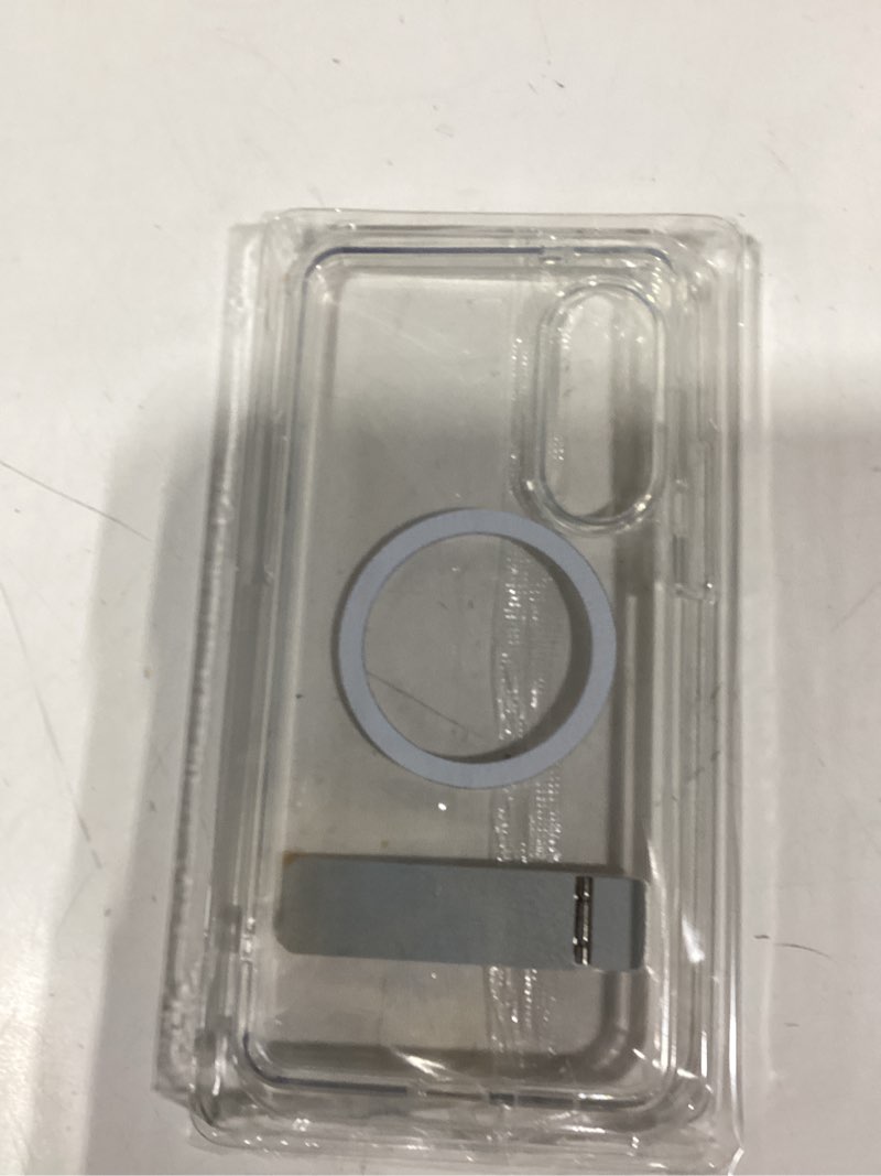 Condition photo showing New/Like New for SPIDERCASE Magnetic for Samsung Galaxy S25 Edge Case, [3 Stand Ways][ Military Grade Drop Protection] with Invisible Stand Shockproof Slim Case for S25 Edge 5G,Clear Clear S25 Edge