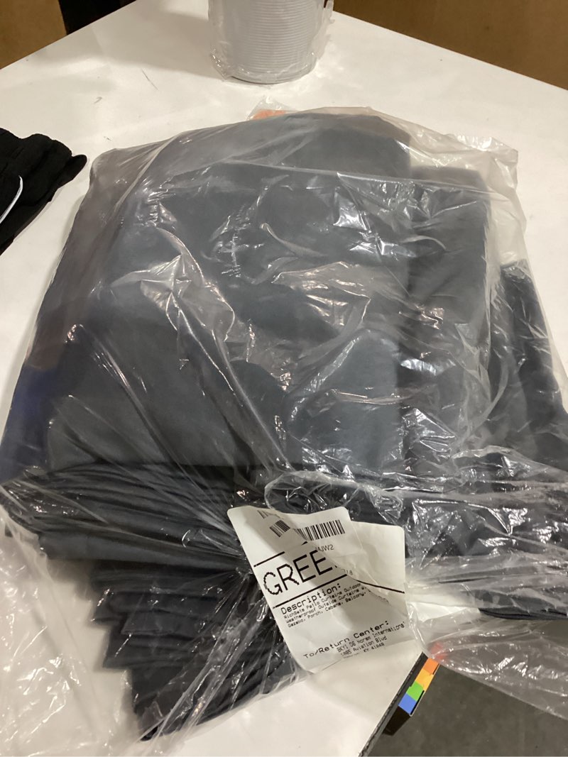 Condition photo showing Good Condition for patio curtains outdoor waterproof - panels privacy weatherproof outside curtains with grommets for pergola, gazebo, porch, cabana, balcony, 54 x 95 inch, grey grey 54\"w x 95\"l