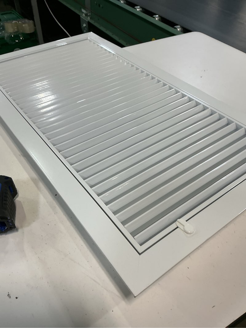 Condition photo showing Good Condition for (26x14)14×14 return air grille [duct opening size] return vent cover for wall or ceiling,steel return air grill removable face/door for 1 inch filters (14\"w x 14\"h [duct opening])