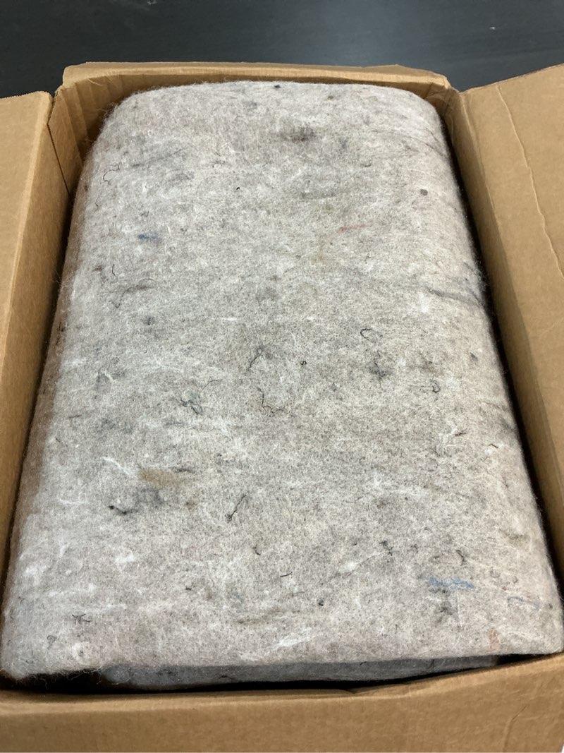 Condition photo showing As Is for Mohawk Home 8' x 10' Non Slip Rug Pad Gripper 1/4 Thick Dual Surface Felt + Rubber Gripper - Safe for All Floors, Brown