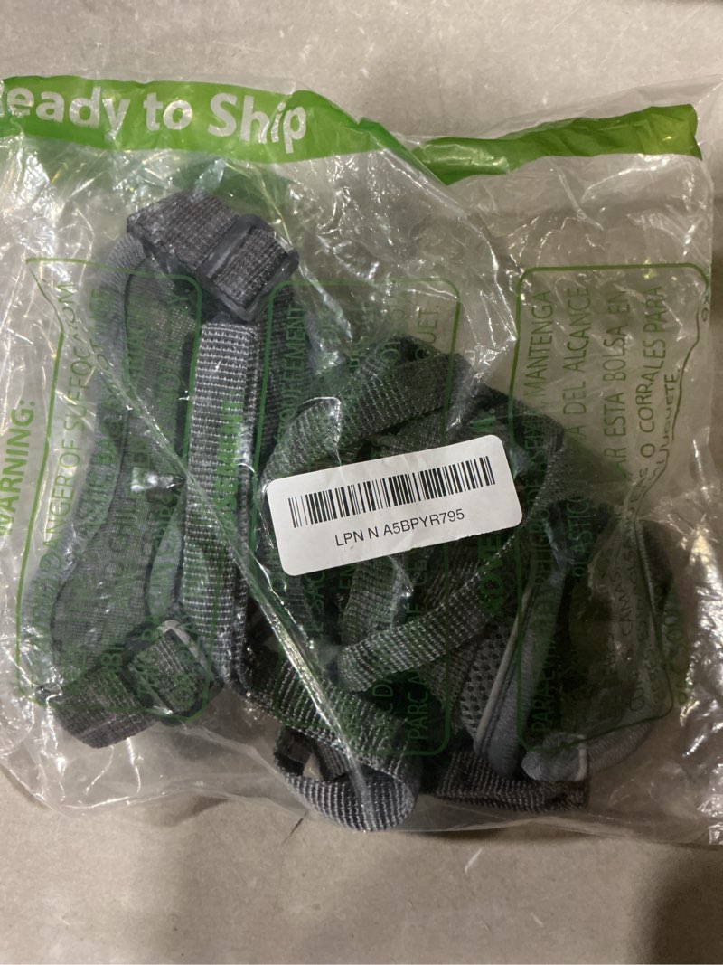 Condition photo showing Good Condition for cat harness and leash set escape proof tactical large kitten harness emotional support cat vest, grey, l grey large