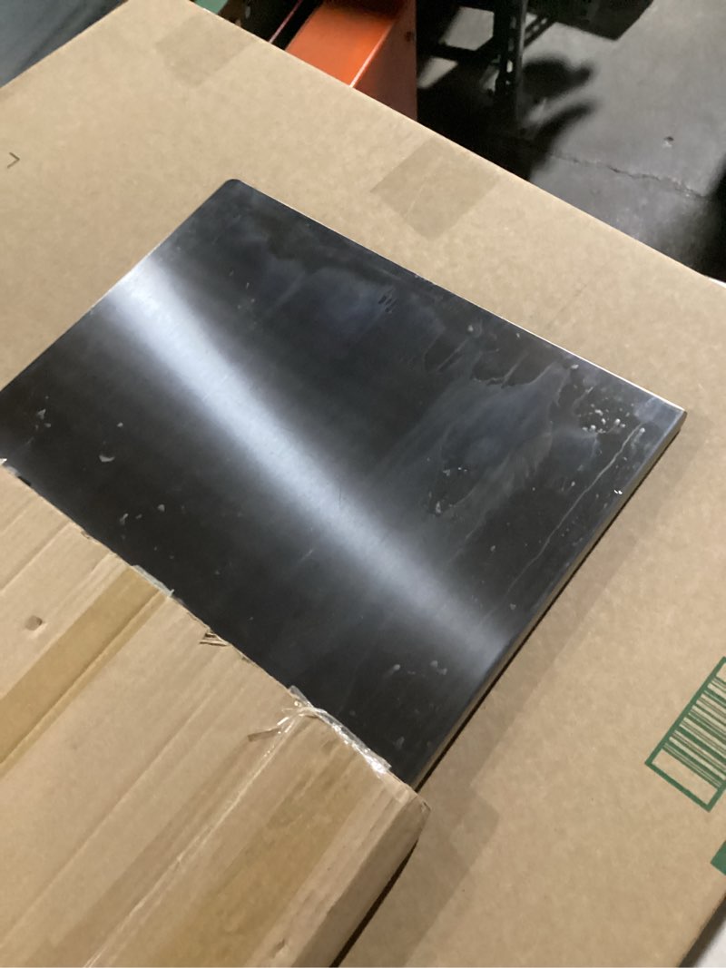 Condition photo showing Good Condition for Stainless Steel Cutting Boards for Kitchen, Lipped stainless steel cutting board. Large cutting board suitable for meat, fruits, vegetables, bread, and baking (50 x 40cm / 19.7"L x 15.7"W) Stainless Steel 19.7"L x 15.7"W