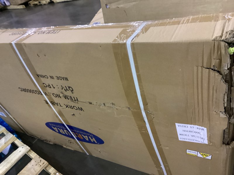 Condition photo showing Good Condition for HARDURA Stainless Steel Table 30 x 60 Inches with Wheels Casters NSF Heavy Duty Commercial Prep Table with 2” Backsplash and Adjustable Undershelf for Restaurant Kitchen Home and Hotel 30" x 60"