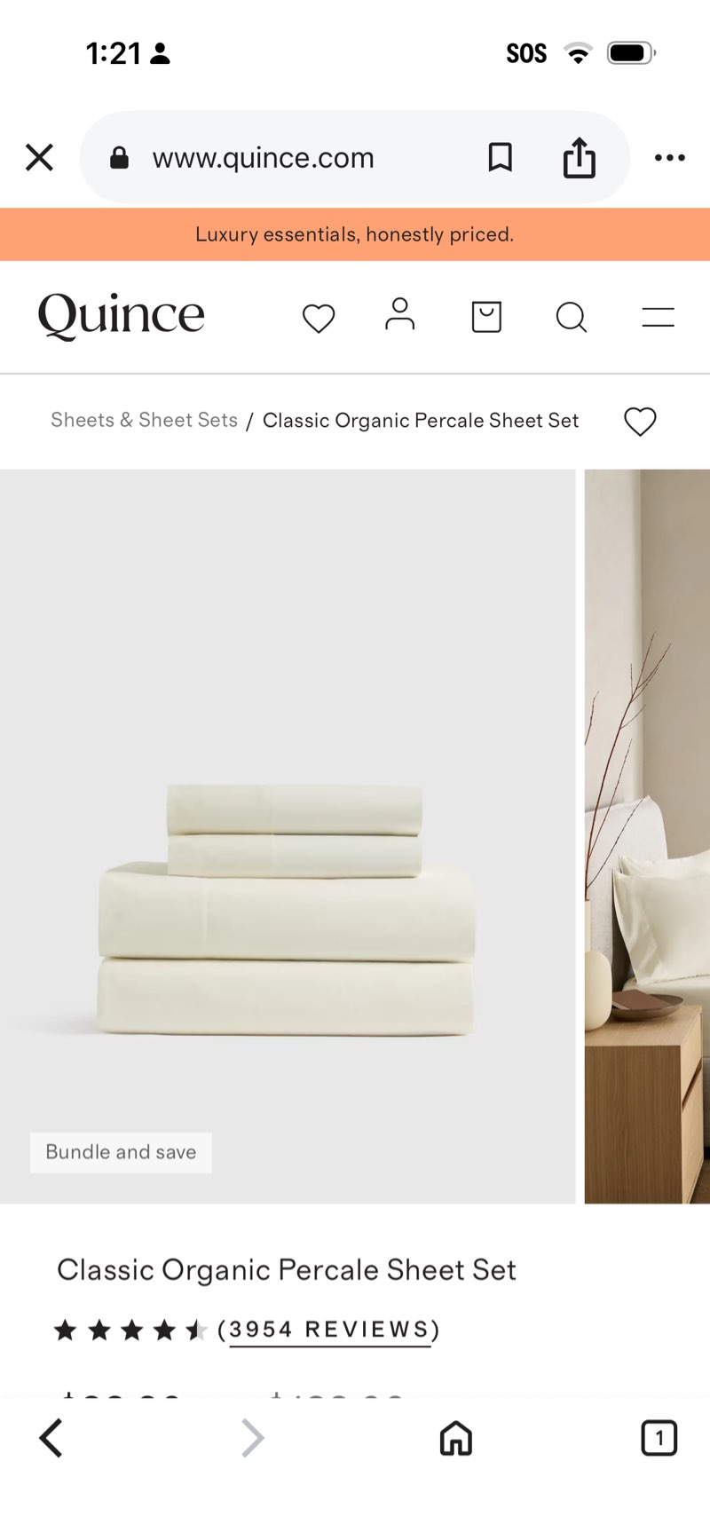 classic organic percale sheet set queen