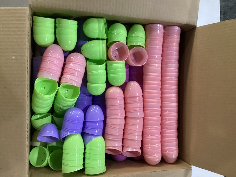 Condition photo showing Good Condition for octeric 360pcs easter eggs, 2.3" fillable pastel colors plastic easter eggs empty for easter hunt, easter basket stuffers, party favor, classroom prize supplies