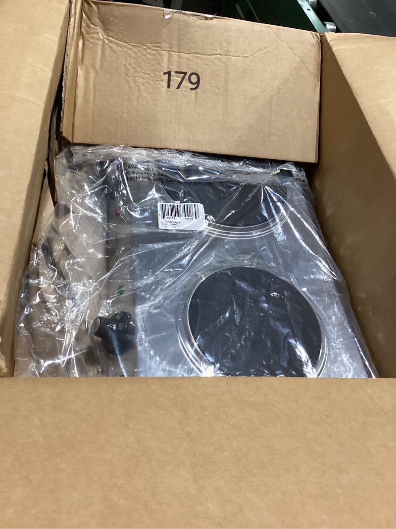 Condition photo showing Good Condition for cuisinart cb-60p1 countertop double burner, stainless steel/black cuisinart cast-iron double burner