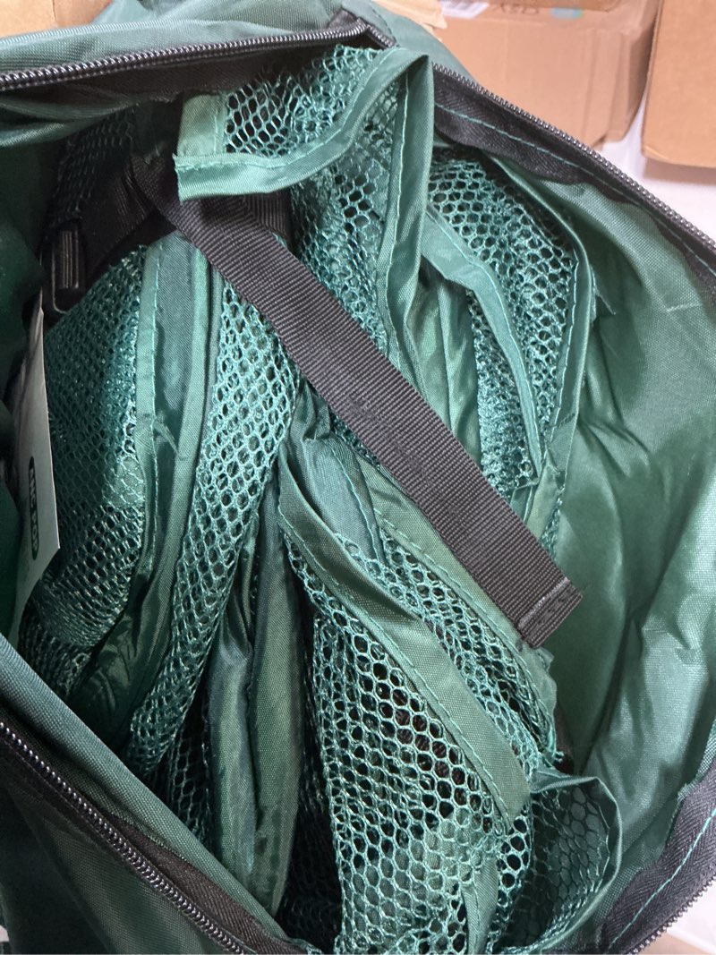 Condition photo showing Good Condition for anc pop 3 pack pop up mesh plant cover, 40'' x 40'' x 30'' plant protector for raised garden & flower bed, net cage plant guard for fruits, vegetables, seedlings and herbs, 8 ground stakes for fixing 3pcs