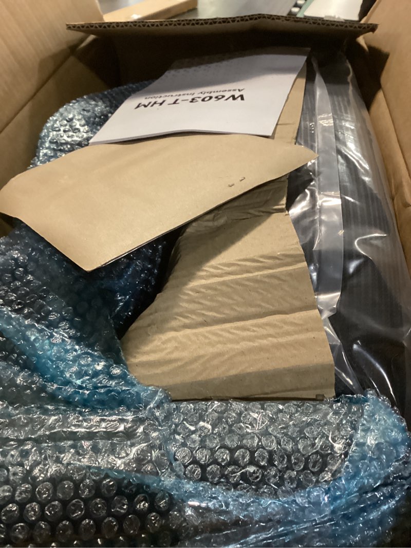 Condition photo showing New/Like New for ergonomic office chair with headrest 3d, mesh office desk chair with adjustable lumbar support, computer chair with flip up armrests, 350lbs capacity - design for home/offices - black