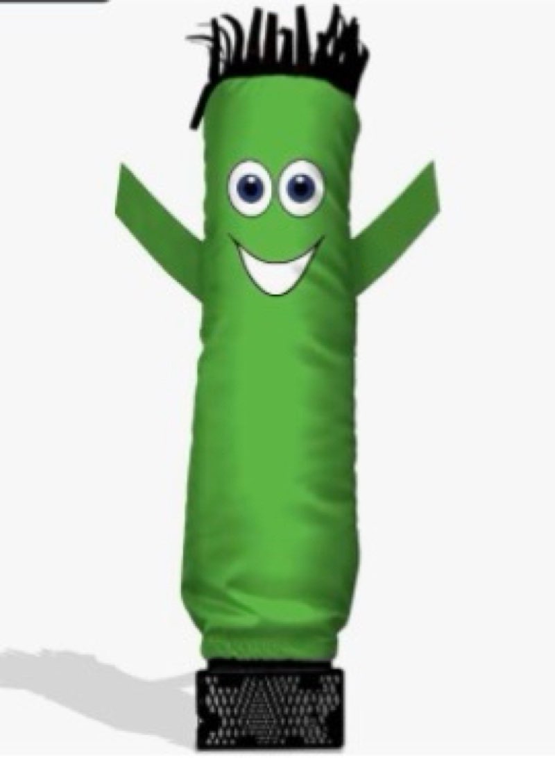 LookOurWay Air Dancers Mini Inflatable Tube Man Set - 29" Wacky Waving Inflatable Tube Guy with Blow