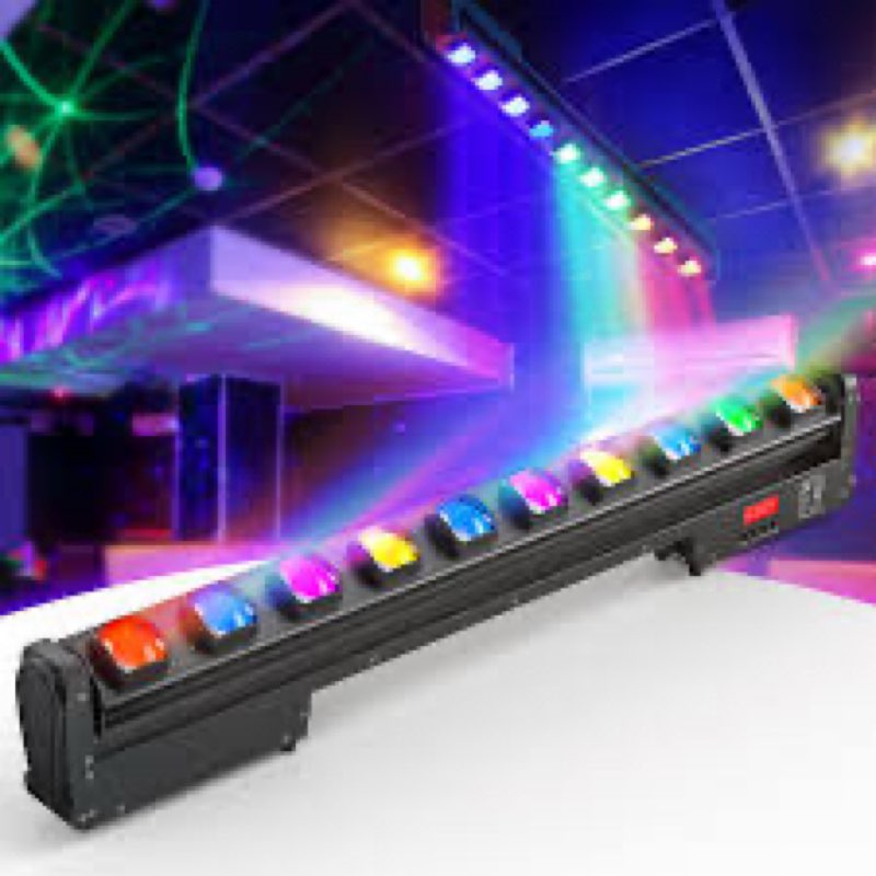 4 in 1 led wall washer light,250w moving head light dj lights bar alloy y axis 120° beam protection 