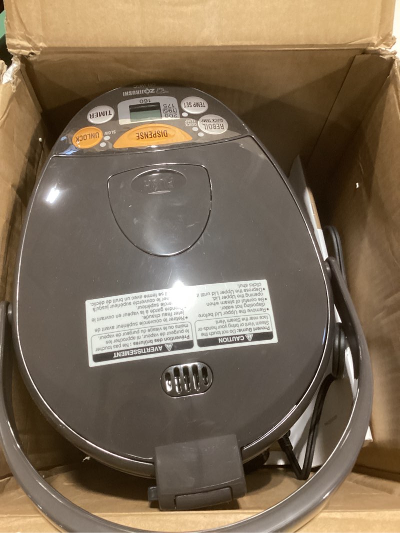 Condition photo showing New/Like New for Zojirushi CD-WCC30 Micom Water Boiler and Warmer (101 oz, Silver Dark Brown) 3.2 Quarts Boiler