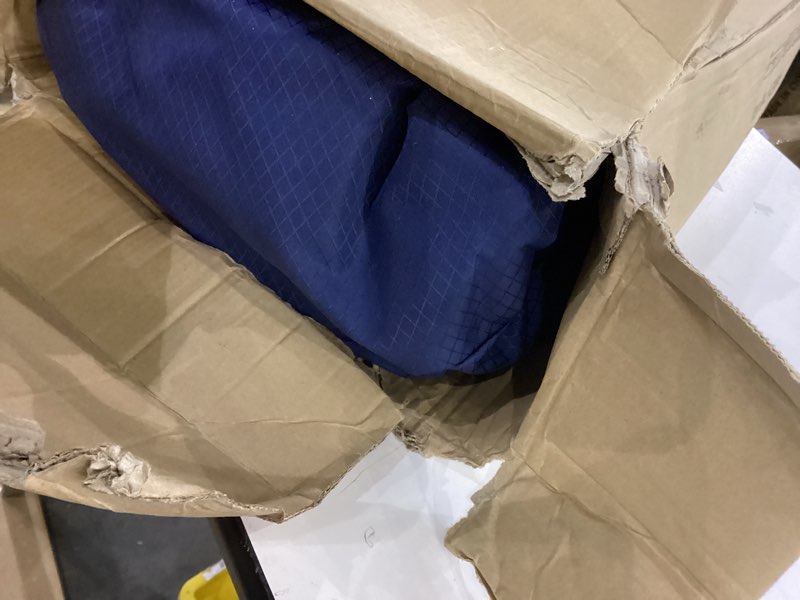 Condition photo showing Good Condition for SUNNYFEEL Heated Double Camping Chair, Outdoor Portable Loveseat Chair, Heavy Duty Folding Lawn Chairs with Storage for Beach/Tailgate/Travel/Picnic, Foldable Duo Camp Chairs for Adults 2 People Heated-blue