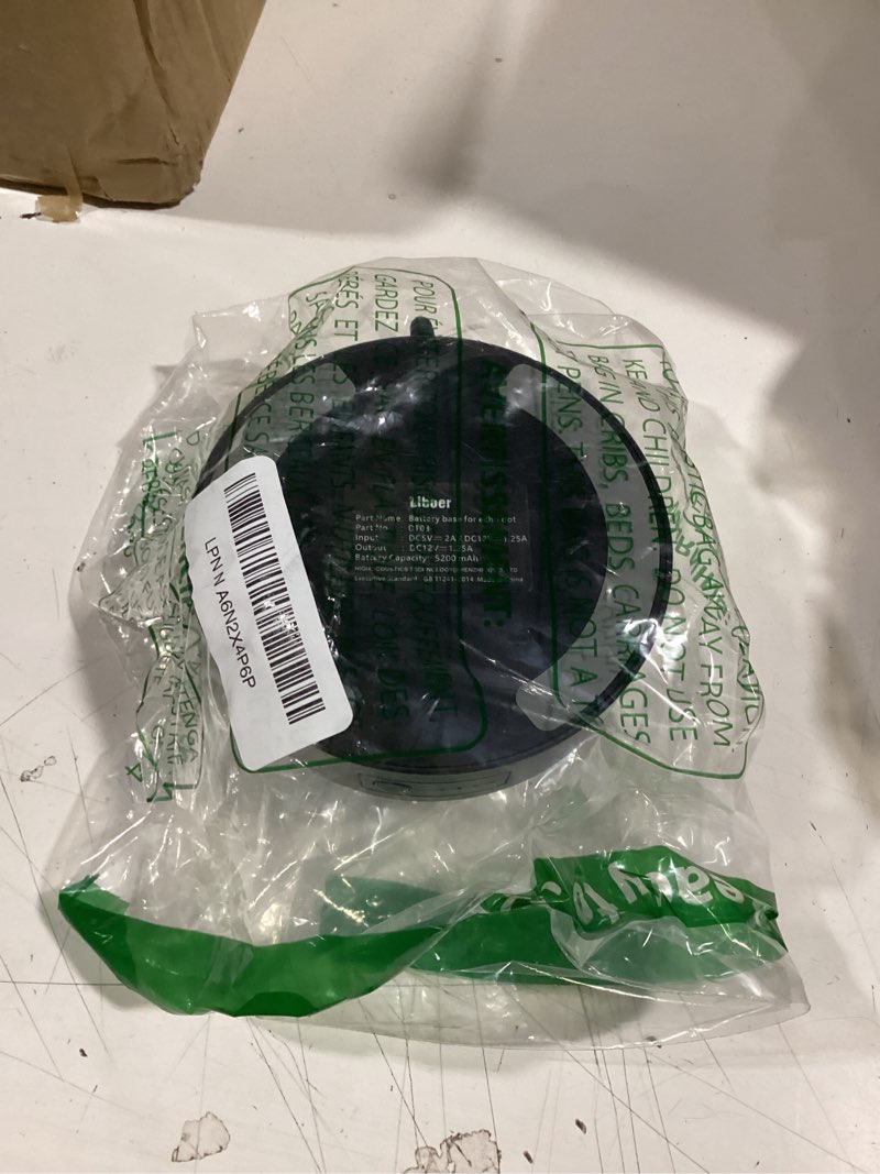 Condition photo showing Good Condition for echo dot 3 battery base(not including dot 3 speaker), portable dot 3rd gen &mini 2 battery base, 5200 mah 8 hours work time, black black5